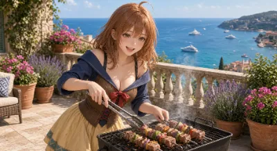 まずうちさぁ、屋上あんだけど(バーベキュー)焼いてかない