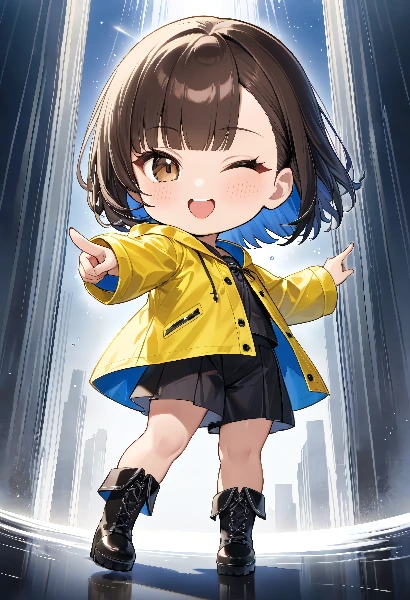 黄色いレインコート