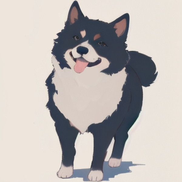 わんこ（過去の生成作品から抜粋）