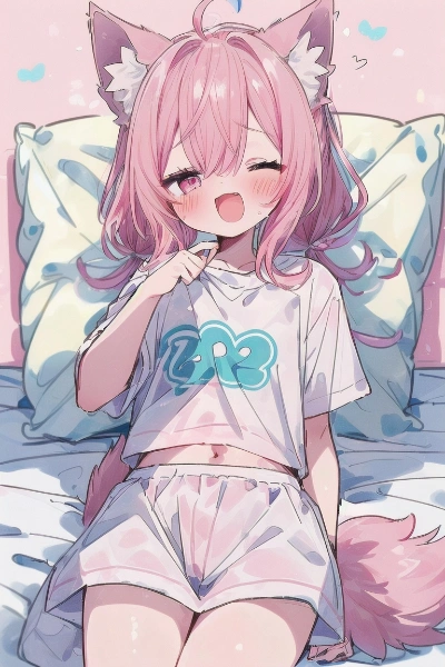 男の娘 in bed