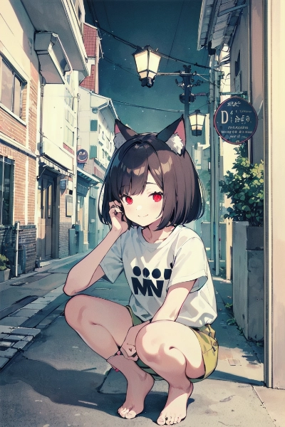冬の猫