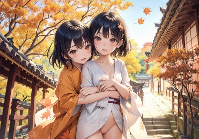 百合と着崩れ