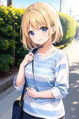 ストライプの服