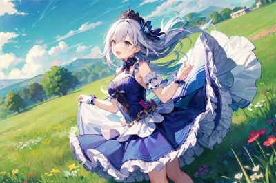 ドレスで踊る