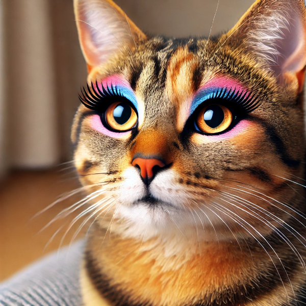 おめめパッチリな猫さん