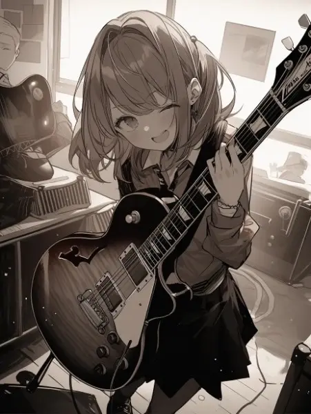 ね。一緒にギターやろうよ？