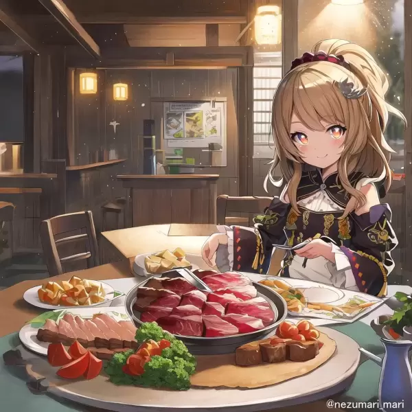 お肉料理全部私の！