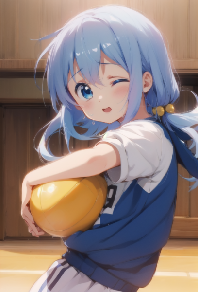 キャッチするチノちゃん