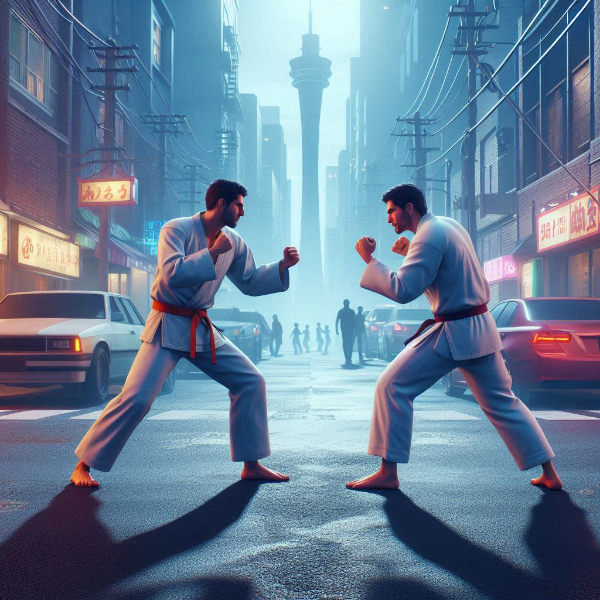 ここで会ったが百年目、勝負だ！