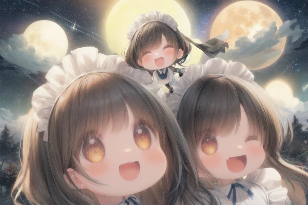 星見るメイドちゃん