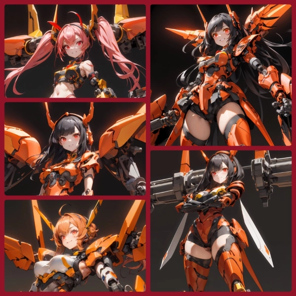 メカ娘ヴィランズ 甲殻シリーズ