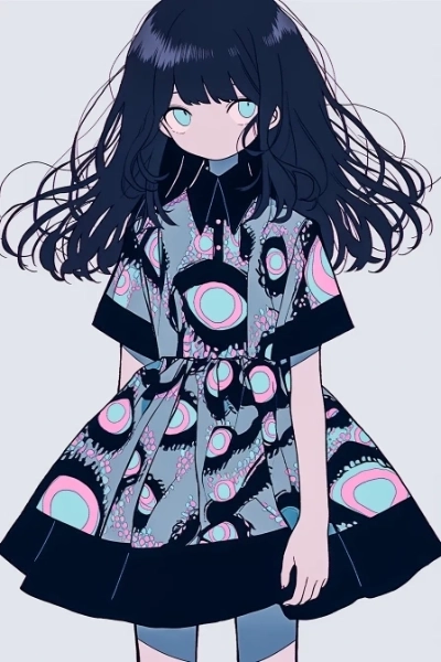 eye\'s pattern dress