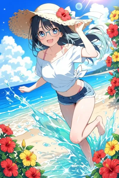 沖縄のビーチです～♪
