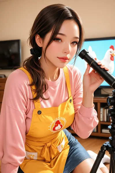 これで毛穴が見たい？駄目よ