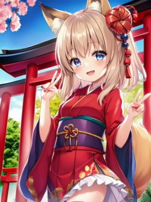 稲荷神社の娘っ子