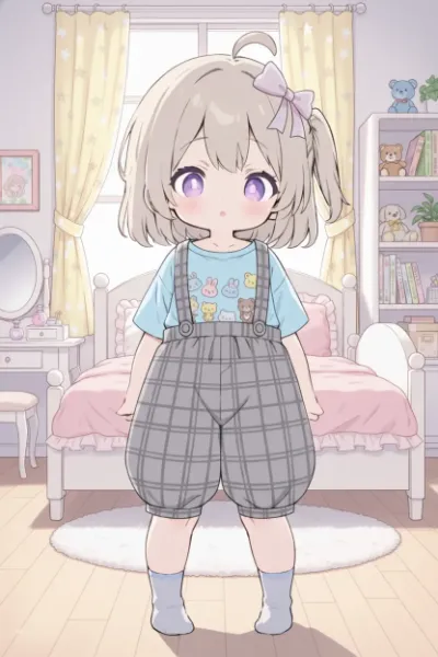 かぼパンを履いた女の子