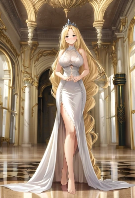 white dress