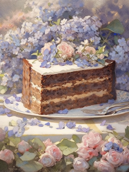 フラワーガトーショコラ