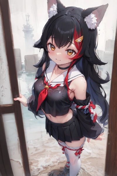 濡れちゃったぁ