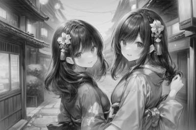 昔の写真風