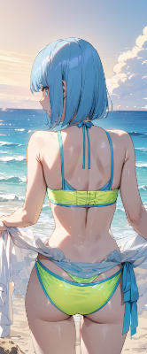 日の出直後の海