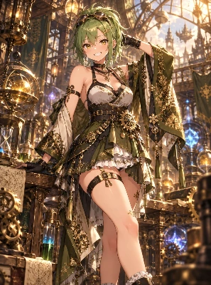 スチームパンク振り袖