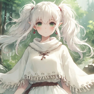 白髪のエルフ