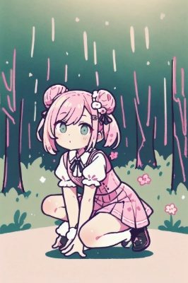 ある日 森の中