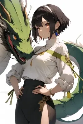 Dragon and Girl