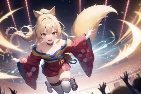 会場全体をジャンプ