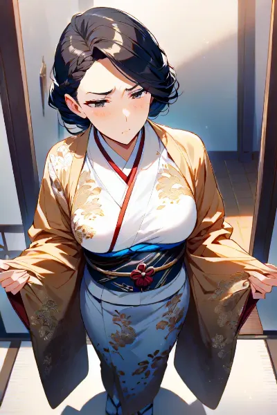 奥方様とククリ（ＪＳちゃん）