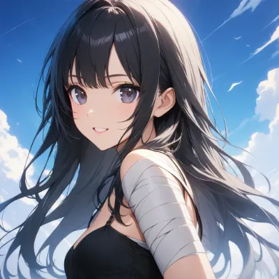 黒髪の女の子66