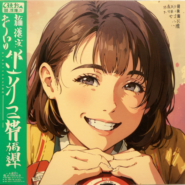 80年代アイドル歌手・LPレコードジャケット風～🎵