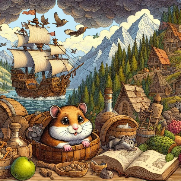 ハムスターの大冒険