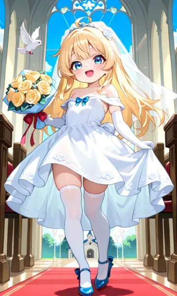 花嫁の少女