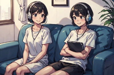 通話中