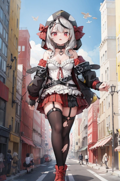 上は見ないでくださーい