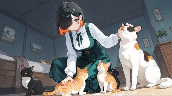 インナーカラーいろいろーー