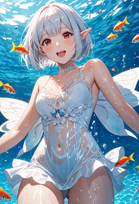 水の中のエルフ
