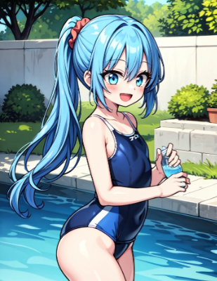 水着女子