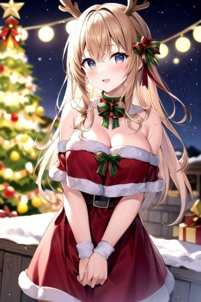 クリスマスに外でお祭りって...寒くない？寒くない...ならいいけど