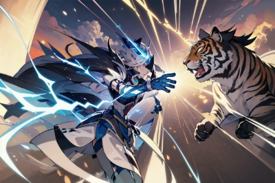 戦うヒーローのサムネイル