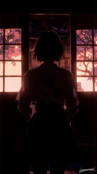 記憶はいつも窓の向こう／スマホ壁紙アーカイブ