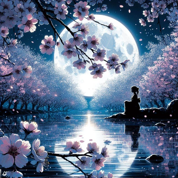 夜桜