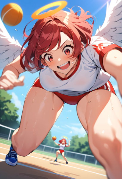 ドッジボール赤髪天使さん