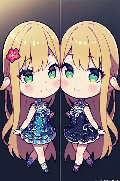 対を成す金色の髪の姉妹