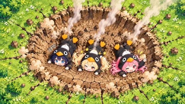 地上に激突・・・