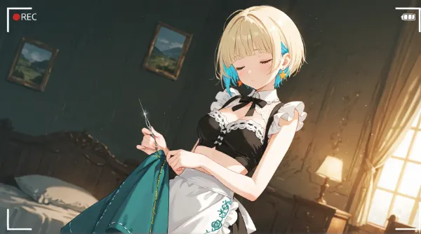 針と糸、そして刺繍だ！