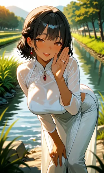 アオザイ娘
