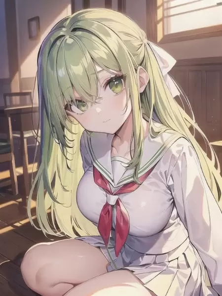 #2 少女(緑髪・金髪・茶髪・桃髪)